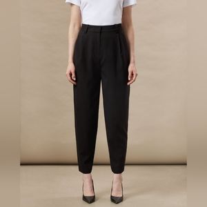 Frank & Oak Amelia Balloon Fit Pant in Dark Grey